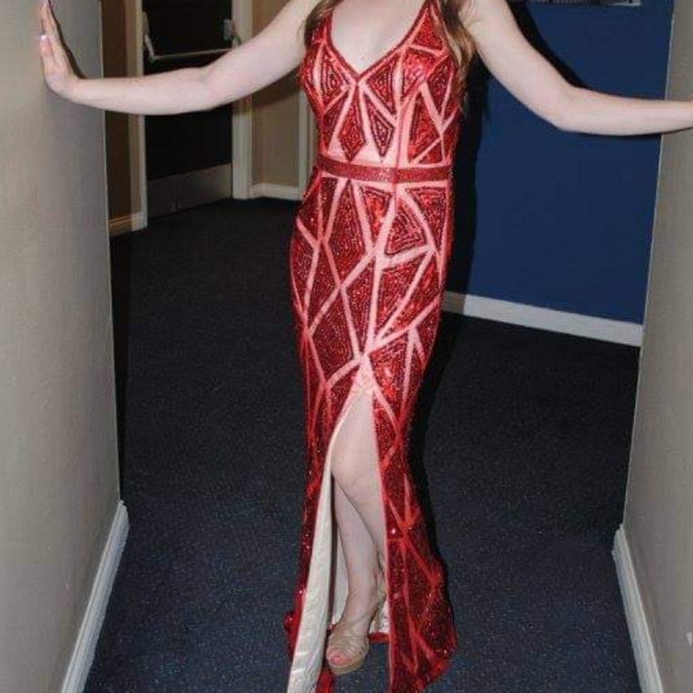 Red Evening Gown